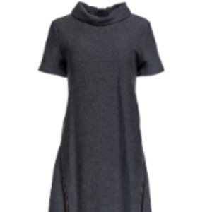 Theory Wool Zipper Dress